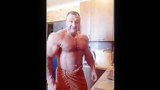 russian daddy in kitchen