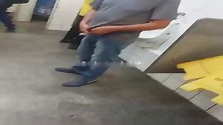 Brazilian daddies bathroom cruising