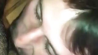 White cumslut swallows older Indian man’s load