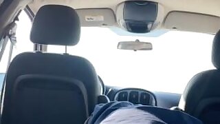 Big dick car suck blowjob
