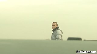 Highway Lovers Fuck Roadside!