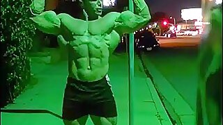 Green Lantern Flexing