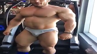 Arab Bodybuilder posing