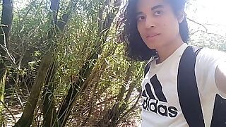 Jon Arteen shows his dick&comma; pisses pee outdoor&comma; puts his white sneakers in mud