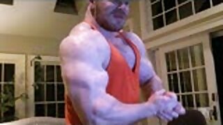 Muscle God Brendan Oils Himself Up and Worships Himself