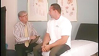 Bodybuilder in Straight cock lab. Part 1