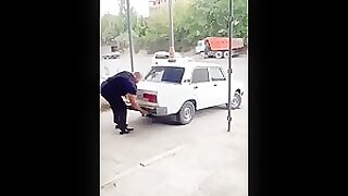 Lifting a car