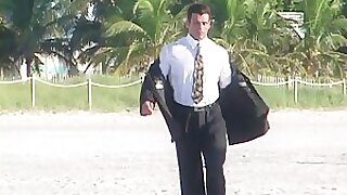 Swiss Muscle God Reinhard Jäger in Miami Beach