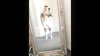 Daddy big bulge and legs