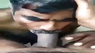 Sexy indian uncle sucks hairy dad's big brown cock