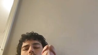 A couple of cumshots from a really hot guy and at the en a never ending stream of precum