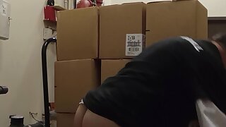 Working my little ass off at walgreens with a little view for you to see