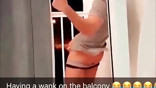 This dude is wanking everywhere!