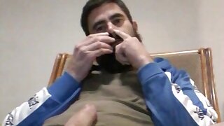 Handsome bator aims and fires right into his eye. Bearded bators rock!