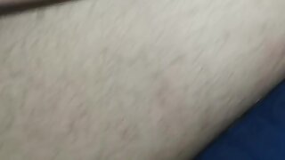 Amateur asian riding a mixed raced guy