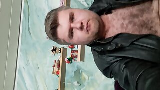 Sniff more poppers in leather