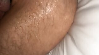 Gay Latino Hairy hole fingering creampie oiled up gaped hole