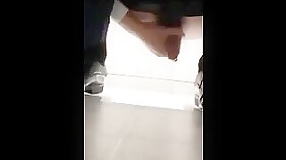 Public toilet handjob