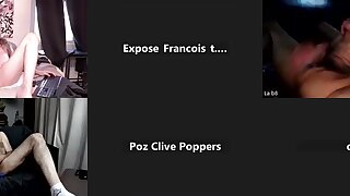 Johnnycam66 bates on cam full face with a dildo up his cunt while highsubslave wanks furiously