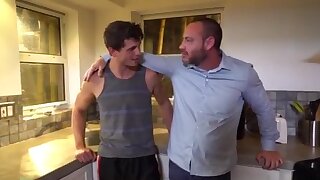 Nephew visits uncle and while aunt is out they get to playing around