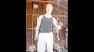 Ginger and mustachioed