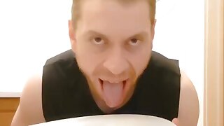 This is a video that I made way back in early 2023. I plant my mouth and tongue firmly on the toilet and rub my cock on it too! Be sure to download it and spread it around!