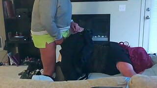 Anon fat sissy CD fucked by walk in top str8 daddy