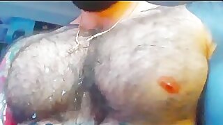 Pec bounce worship - sexy tattooed muscle stud