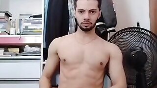 Hot white Latino teasing