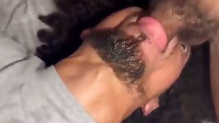 His Friend Thrusts Deep Into His Mouth and He Sucks the Milk From His Dick Without Breathing