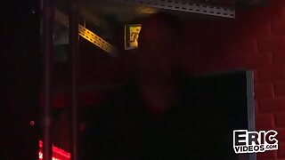 Cock waiting at a glory hole