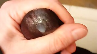 Multiple ruined orgasms in black collants