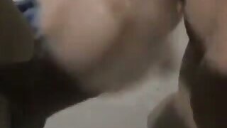 Two guys have a fuck session in a public parking deck