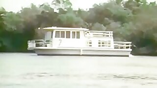 Kyle Hazard and Rod Mitchell on a Boat