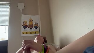 Cute 18yo boy shows how he masturbates and then shoots his load on the ground