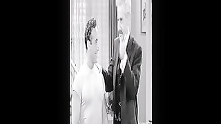 Golden Age Muscle Fireplug Flexing on TV