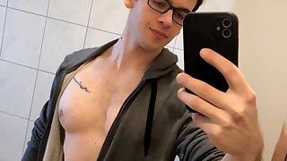 I just love the thought of a nerdy guy who looks scrawny out in public secretly having a hot bod and a dirty side behind closed doors