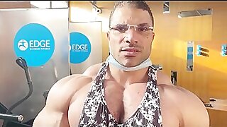 Hassan Mostafa - Hairy Musclegod Up Close