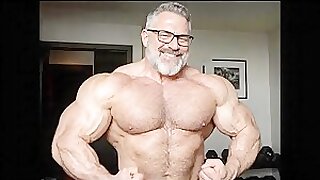 Silver fox muscle daddy #AI