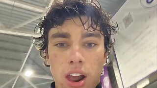 Watch this cute teen jock enjoy sports.