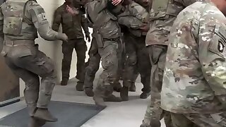 Watch these military buddies having some fun times together.