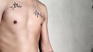 Hunky guy shoots his thick cum