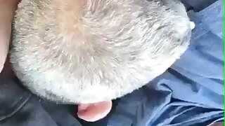 Daddy sucking son