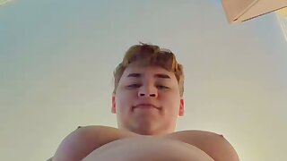 Cute young chub showing off
