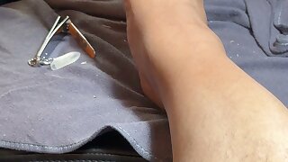 Male pedicure